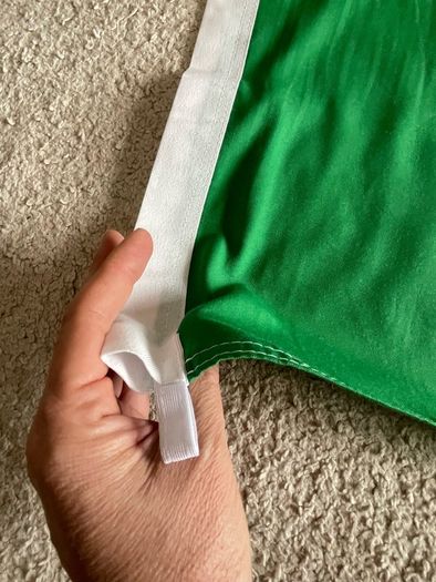 Handmade Fabric Irish Flag