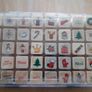 Set of 40 Mini Stamps - Christmas, seasonal theme, for cardmaking, scrapbooking, crafting Image 2