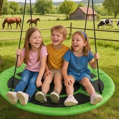 Swing Stork nest for Garden fun