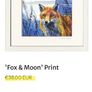 Fox & Moon Print Image 4