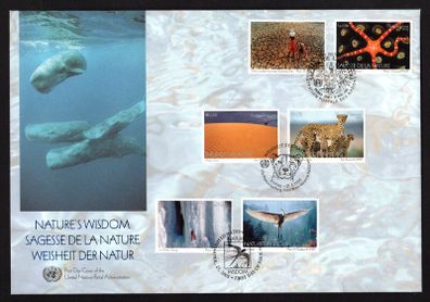 2005 United Nations (US, Geneva & Vienna) Nature's wisdom Commemorative Stamps First Day Cover (FDC)