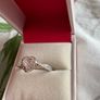 silver cz ring Image 2