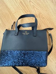 Navy Designer Inspired Bag