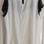 PLUS SIZE (XL) City Chic Ivory / Black Lace Top. New Image 3