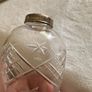 Antique elegant Edwardian style silver collared cut glass vase Image 2