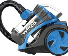 Bagless Cylinder Vacuum Cleaner, 800w High Power Motor, Compact and Lightweight, Cyclonic Vacuum and Carpet Cleaner with 4 stage HEPA Filter for removing Dust, Dirt and Allergens