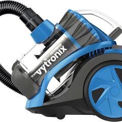 Bagless Cylinder Vacuum Cleaner, 800w High Power Motor, Compact and Lightweight, Cyclonic Vacuum and Carpet Cleaner with 4 stage HEPA Filter for removing Dust, Dirt and Allergens