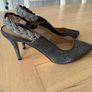High heels, New. Size 6 black with sparkles and diamond ankle strap Image 3