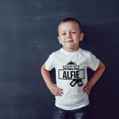 Fortnite Birthday Any Age T-shirt Lot Gaming Personalised With Name