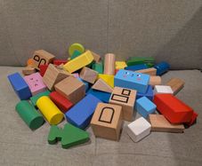 Wooden blocks