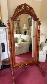 Large antique mirror