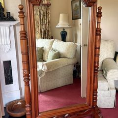 Large antique mirror