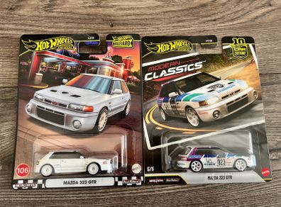 2 X Mazda 323 Gtr Hot Wheels Premium