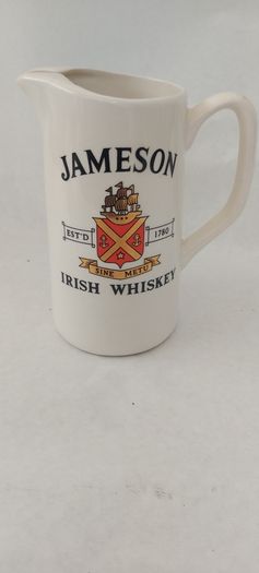 Rare jameson whiskey advertising water jug,by carrigaline pottery cork ,Rep of Ireland,outstanding item ,