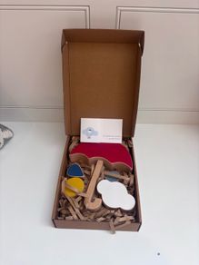 Wooden Umbrella Stacking & Balancing toy