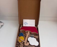 Wooden Umbrella Stacking & Balancing toy