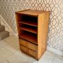 Mid century teak media unit by Nathan Image 2
