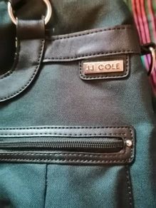 jj cole satchel bag changing bag, mat, hooks