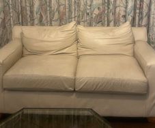 Two seater sofa - cream