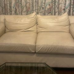 Two seater sofa - cream