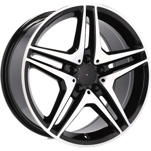 18" AMG Mercedes Type Grey Alloy Wheels Audi Seat Skoda Mercedes VW 5x112