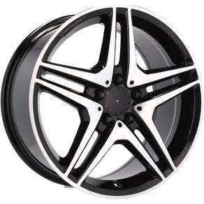 18" AMG Mercedes Type Grey Alloy Wheels Audi Seat Skoda Mercedes VW 5x112