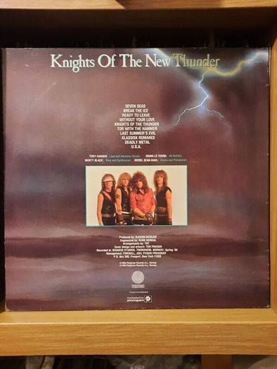 TNT: Knights of the New Thunder- LP- 1984 (European pressing)