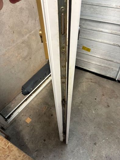 White PVC door & frame
