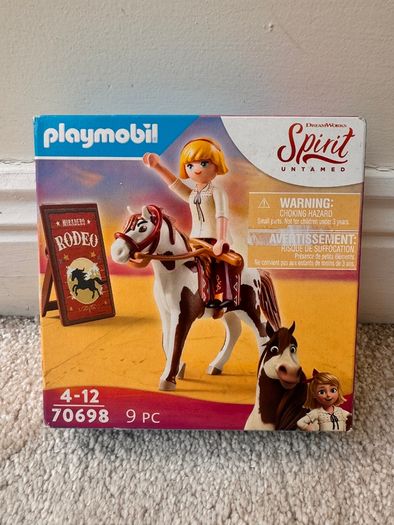 Playmobil Spirit Untamed Rodeo Abigail 70698 Damaged Box Please see photos