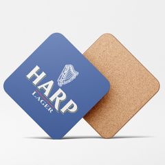 Harp Lager Square Coaster