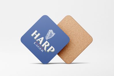 Harp Lager Square Coaster