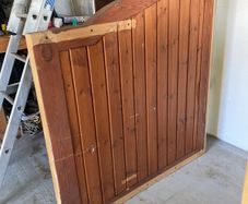 Hardwood gates
