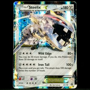 Steelix EX 67/114 Ultra Holo Rare XY Steam Siege Pokemon Card