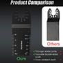 10Pcs 35mm Multi Tool Blades Oscillating Saw Wood Cutter Universal Quick Release Accessories Compatible with DeWalt Bosch FEIN Makita Multimaster Dremel (FREE POSTAGE) Image 4