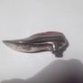 a vintage solid silver pin cushion in the shape of a shoe Image 3