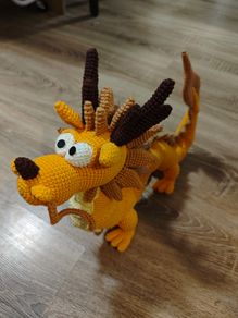 Hand-Crocheted Chinese Loong