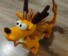 Hand-Crocheted Chinese Loong