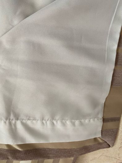 NEW Gorgeous Pair of Fully Lined Curtains  90 wide x 72 inches long, Tape top
