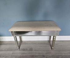 decorative mirrored stool