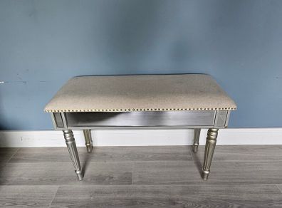 decorative mirrored stool