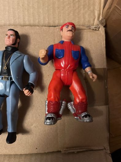 Rare Super Mario Bros Movie Figure Lot 1993 ERTL Vintage - Mario, Iggy, Goomba Cult Classic