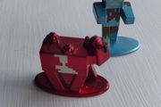 Minecraft figures (metal)