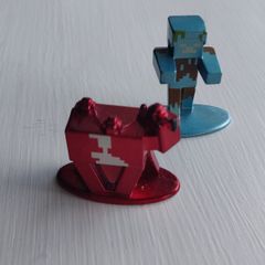 Minecraft figures (metal)