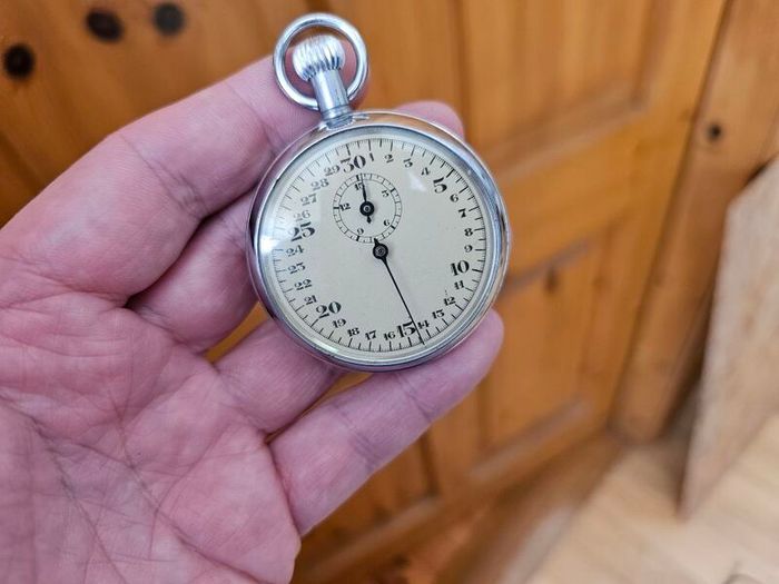 Vintage 1950s Pocket Watch Stop Watch German made