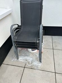 four garden chairs