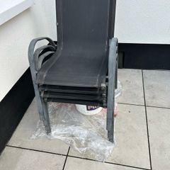 four garden chairs