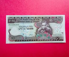 Ethiopia  10 Birr  1998 - 2006  Pick  48d ( Uncirculated )