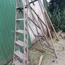 Old pine ladder Image 3