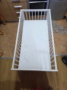 White Baby Cot / Crib.