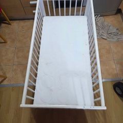 White Baby Cot / Crib.